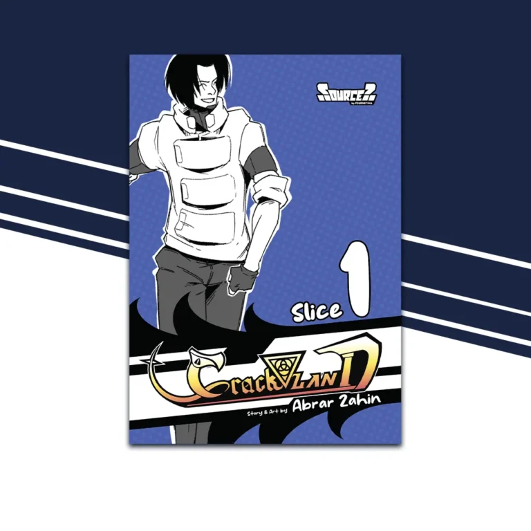 Cover of CracklanD Manga Slice 1 from Source?, illustrated by Abrar Zahin, Bangladeshi manga.