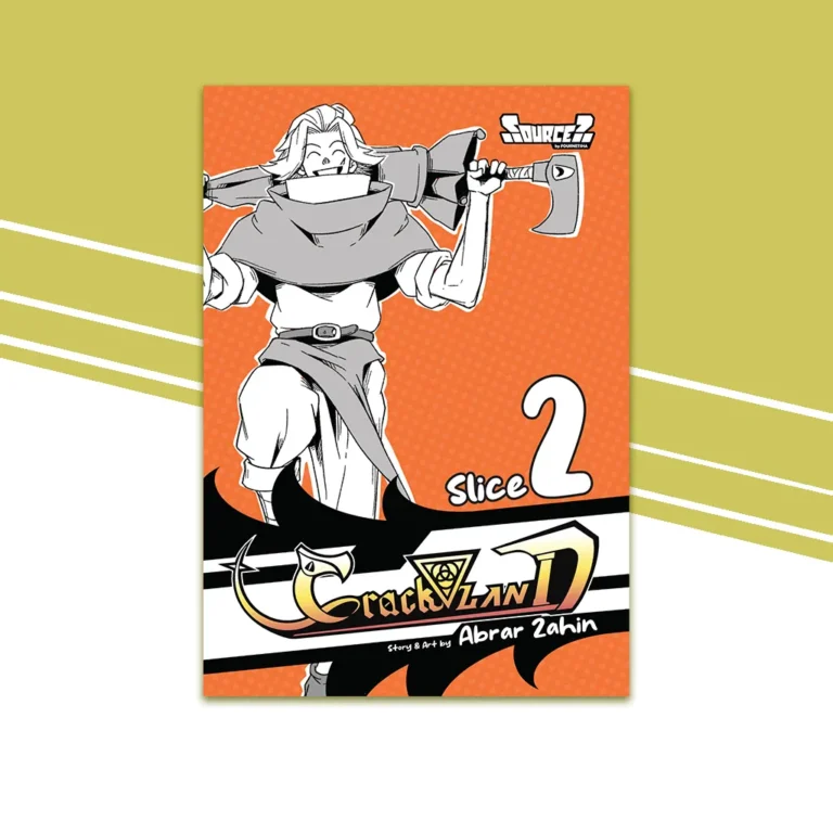 Cover of CracklanD Manga Slice 2 from Source?, illustrated by Abrar Zahin, Bangladeshi manga.