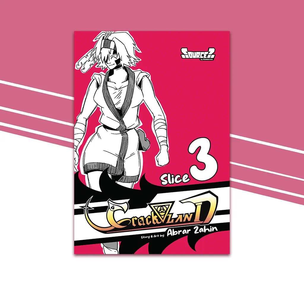 CracklanD-Manga-Slice-3 Cover of CracklanD Manga Slice 3 from Source?, illustrated by Abrar Zahin, Bangladeshi manga.