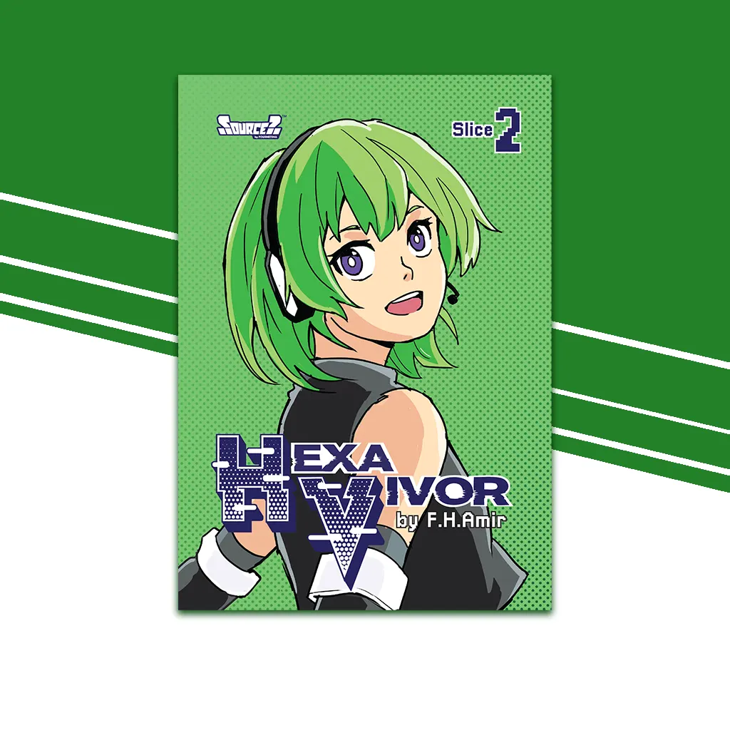 HexaVivor-Manga-Slice-2 Cover of HexaVivor Manga Slice 2 from Source?, illustrated by Amir, Bangladeshi manga.