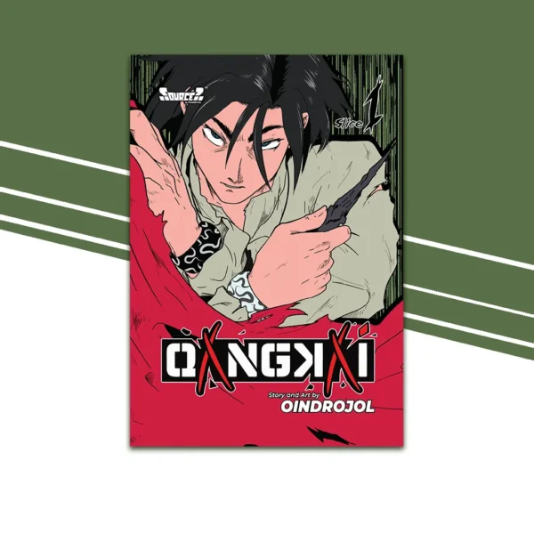 Cover of Qangkai Manga Slice 1 from Source?, illustrated by Oindrojol, Bangladeshi manga.