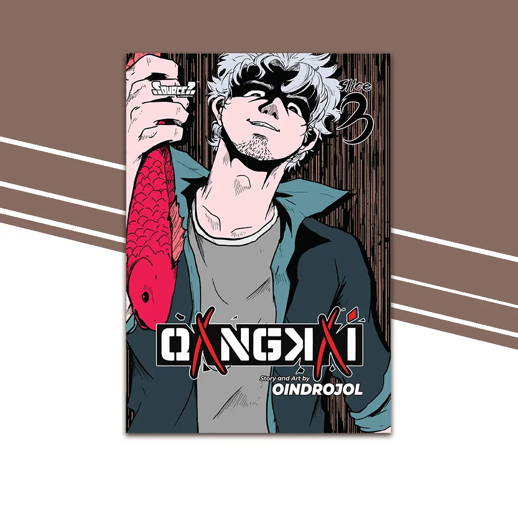 Qangkai-Manga-Slice-3 Cover of Qangkai Manga Slice 3 from Source?, illustrated by Oindrojol, Bangladeshi manga.